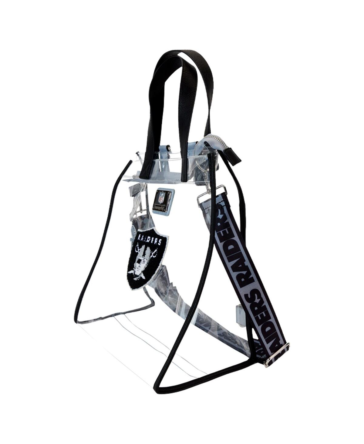 Loungefly Las Vegas Raiders Clear Convertible Backpack Tote Bag