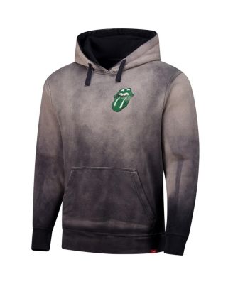 Men's and Women's Gray Rolling Stones x Boston Celtics Collab Pullover Hoodie