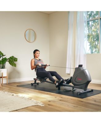 Smart Multifunction Magnetic Rowing Machine, Smart Rower with SunnyFit App Enhanced Bluetooth Connectivity