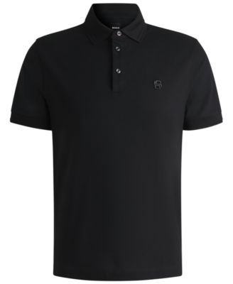 Men's Double B Monogram Regular-Fit Polo