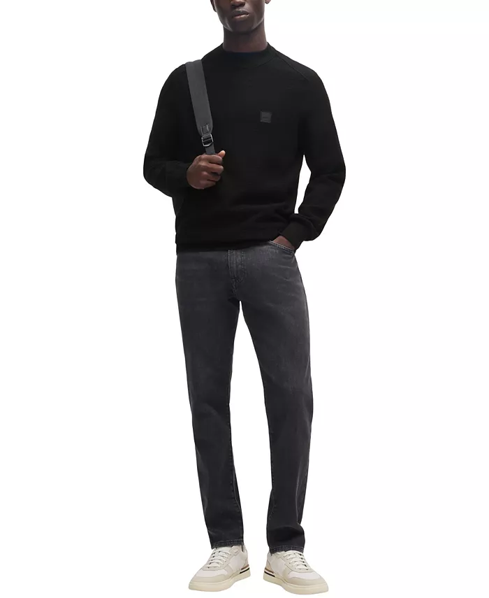 Men's Logo Patch Regular-Fit Sweater - thumbnail 2