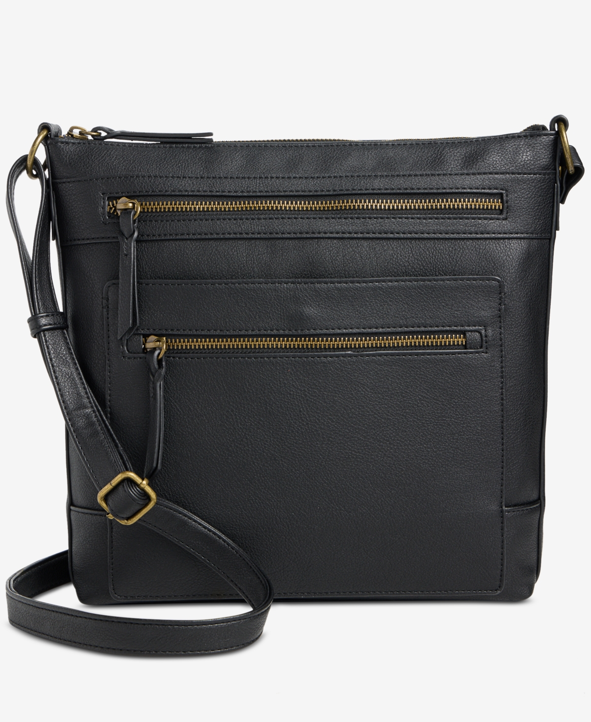 Style & Co Hudsonn Medium Crossbody, Exclusively At Macy's In Black