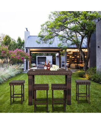 Bar Stool Chair Set of 4 for Stylish and Comfortable Dining or Entertaining