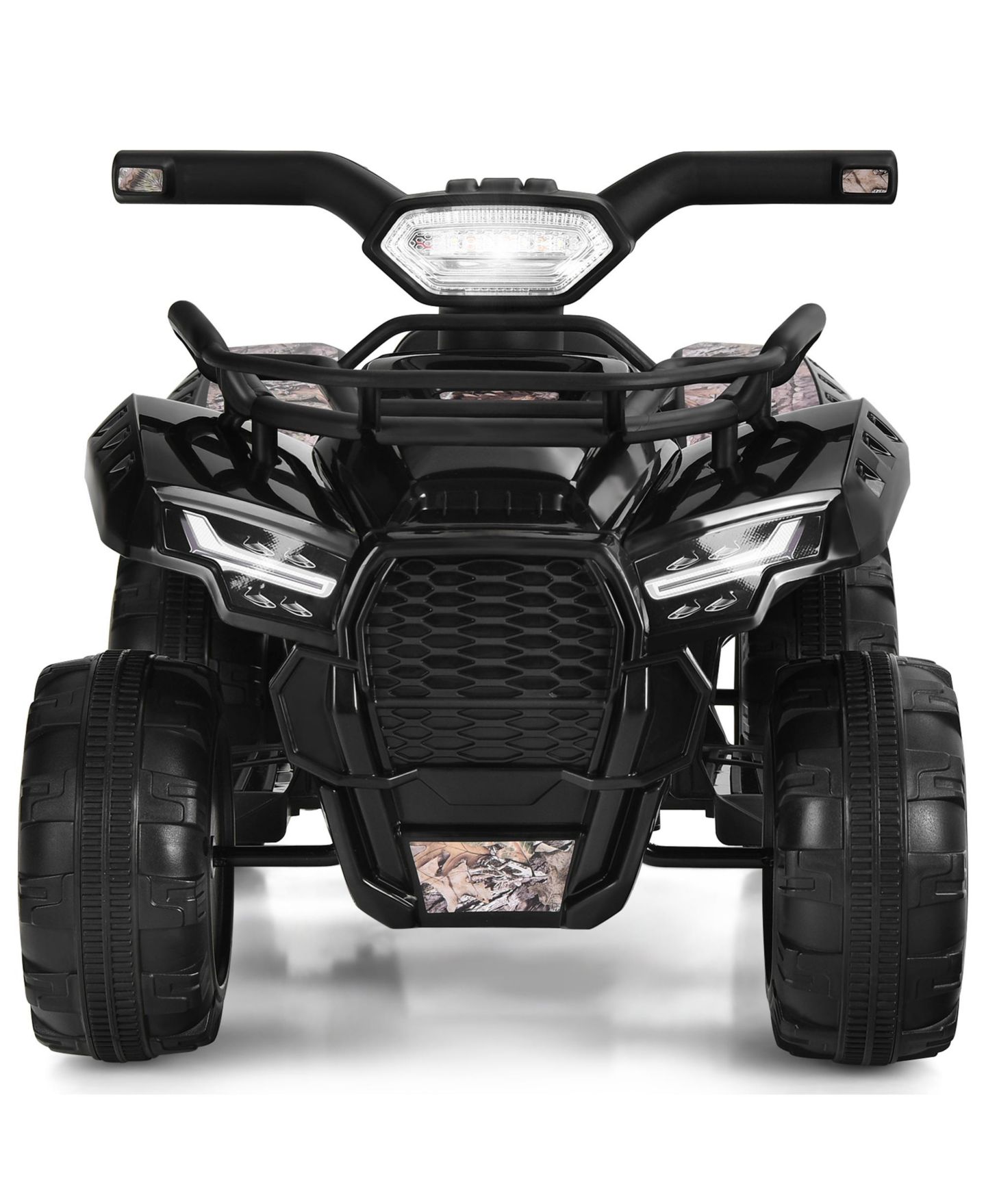 Детская игрушка Gymax 6V 4 Wheels ATV Quad Ride On Car Kids Ride-On Toy w/ Music Horn LED Light Pink, цвет: Чёрный, вариант 1 — фото 6