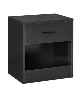 Bedside Table with Open Storage – Stylish Small End Table for Living Room, Bedroom or Apartment Use