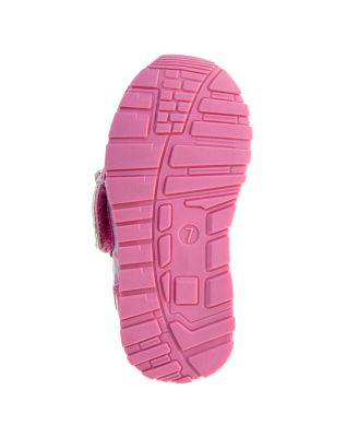 Toddler and Little Girls Minnie Mouse Hook and Loop Light Up Sneakers