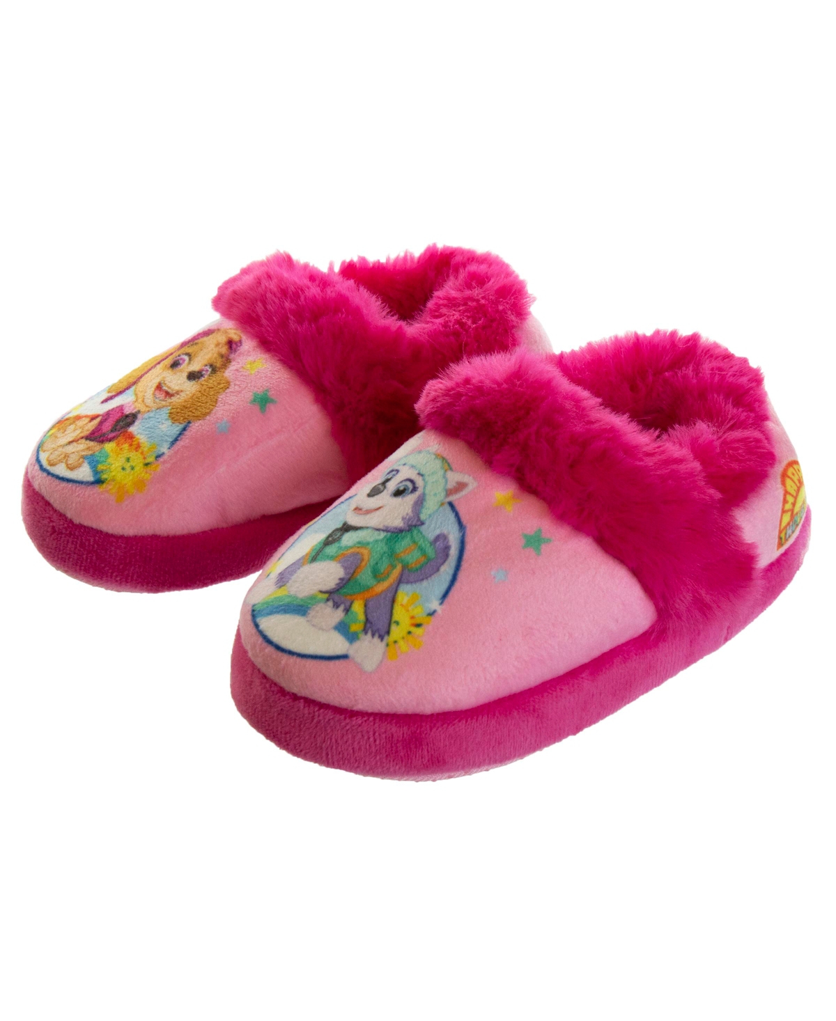 Nickelodeon Toddler Kids Paw Patrol Dual Sizes Slippers In Pink