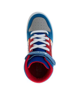 Little and Big Boys Hook and Loop High Top Canvas Sneakers