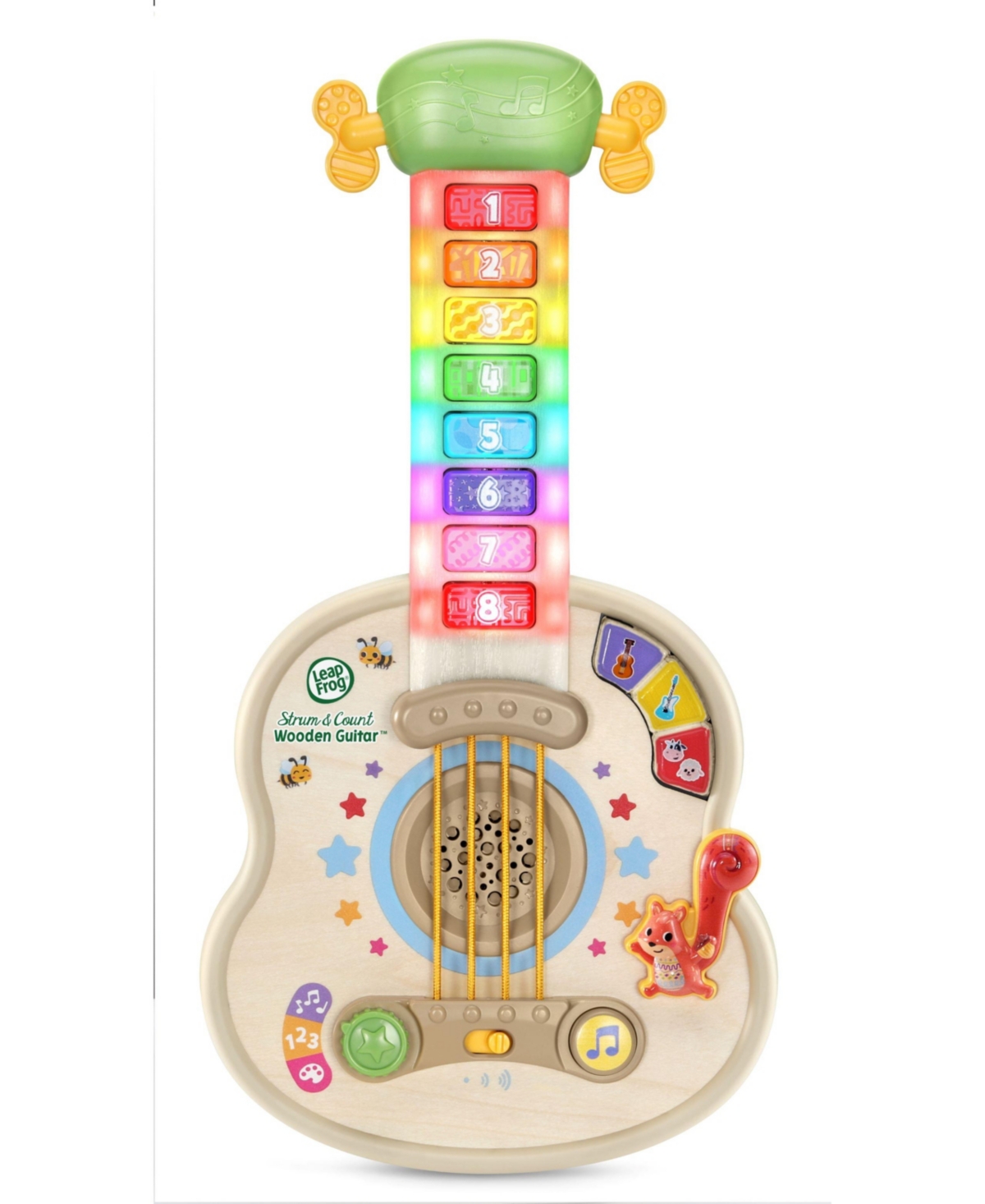 Vtech Kids' Count Strum Wooden Guitar