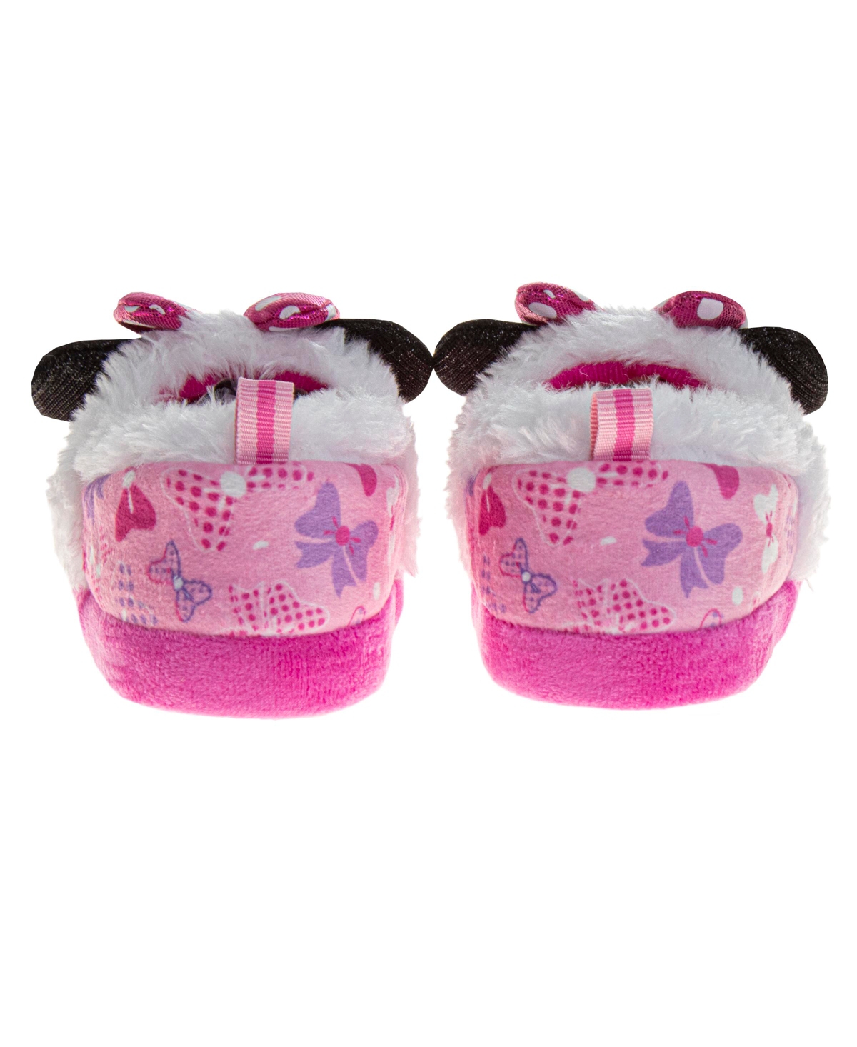 Disney Toddler And Little Girls Minnie Mouse Dual Sizes Slippers In Pink