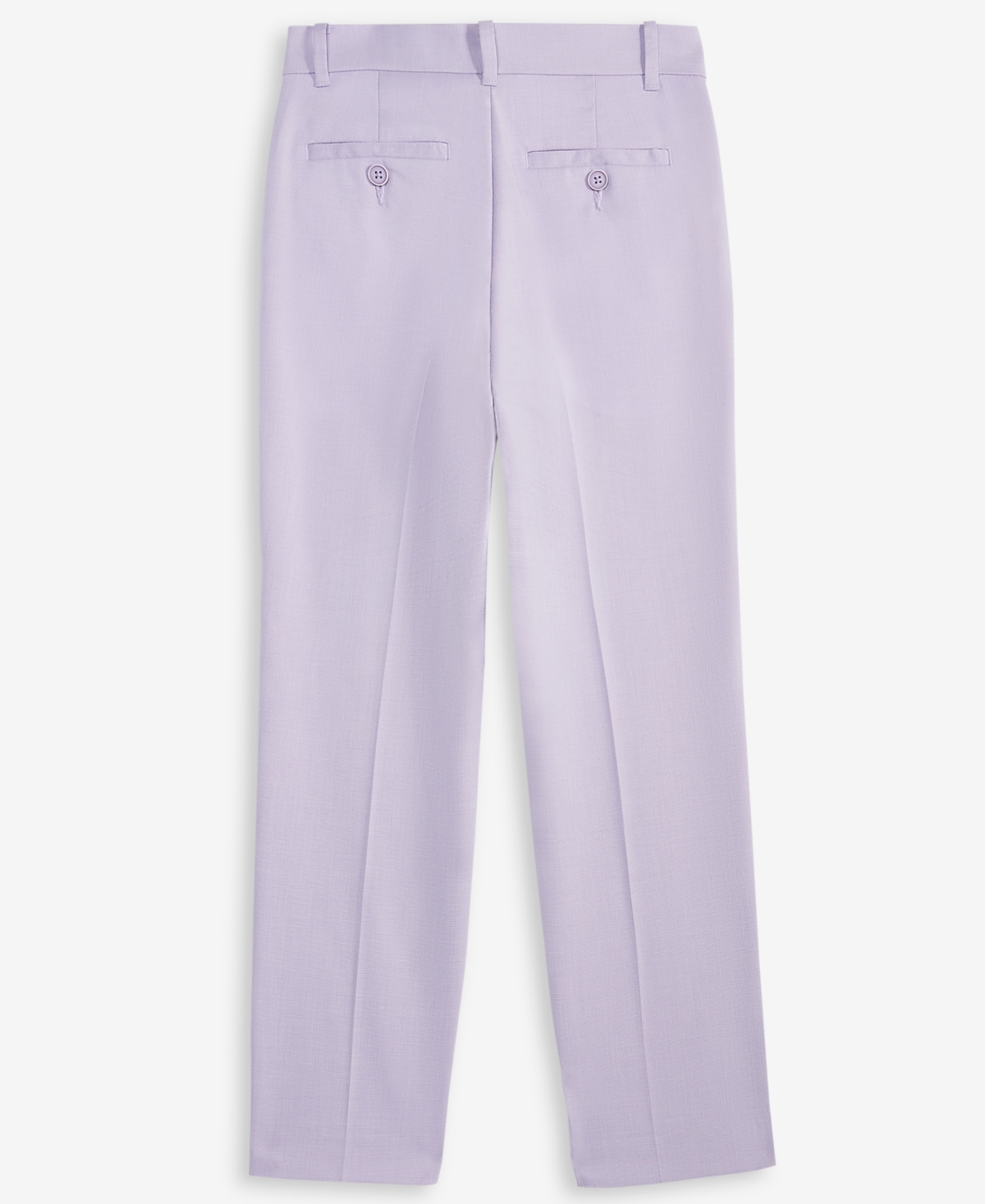 Calvin Klein Big Boys Stretch Tick Weave Pants In Light Purple