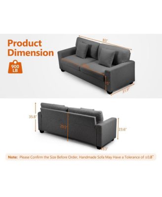 83-inch Comfy Sofa for Home