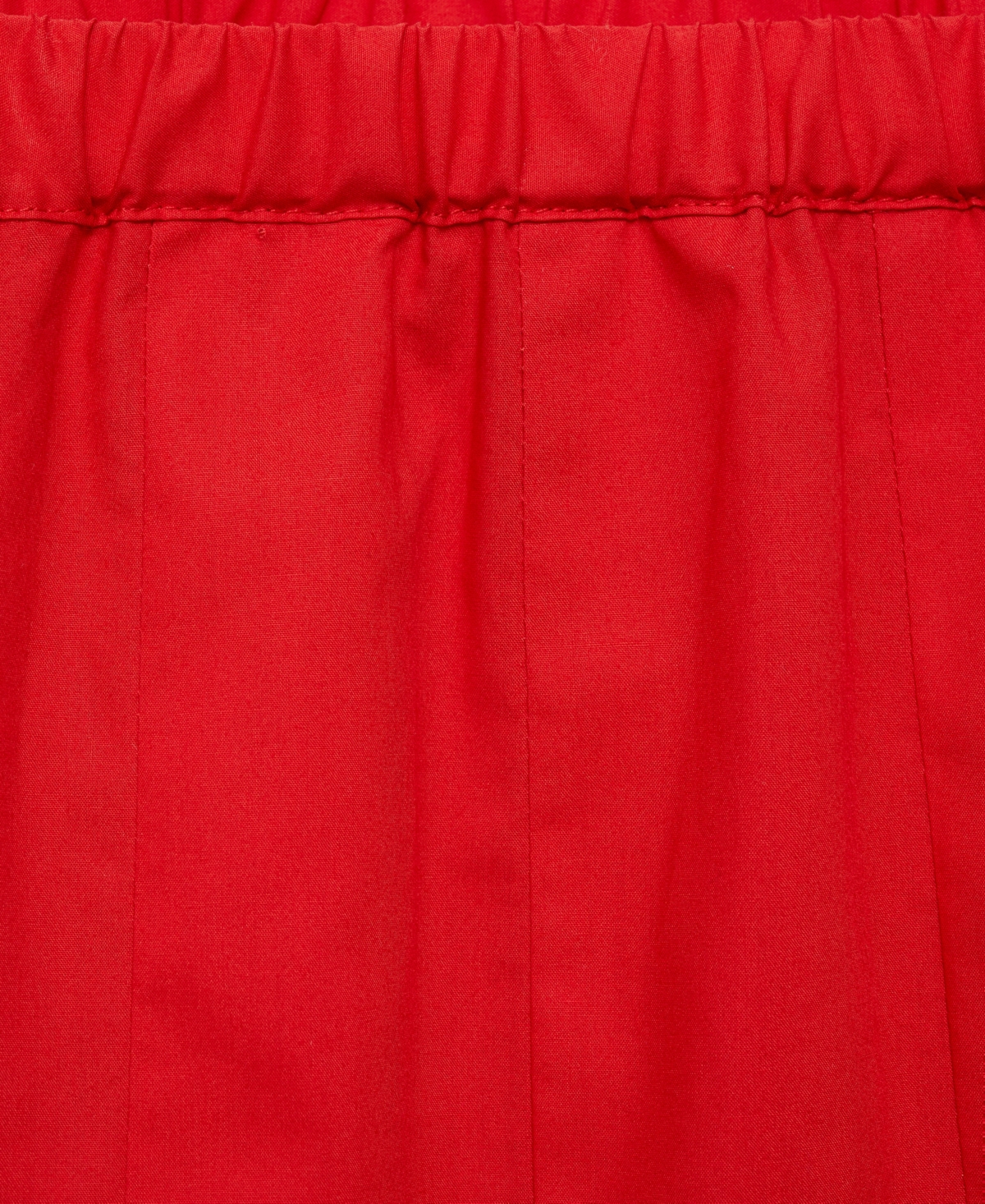 Shop Mango Women's Cotton Pleated Skirt In Red