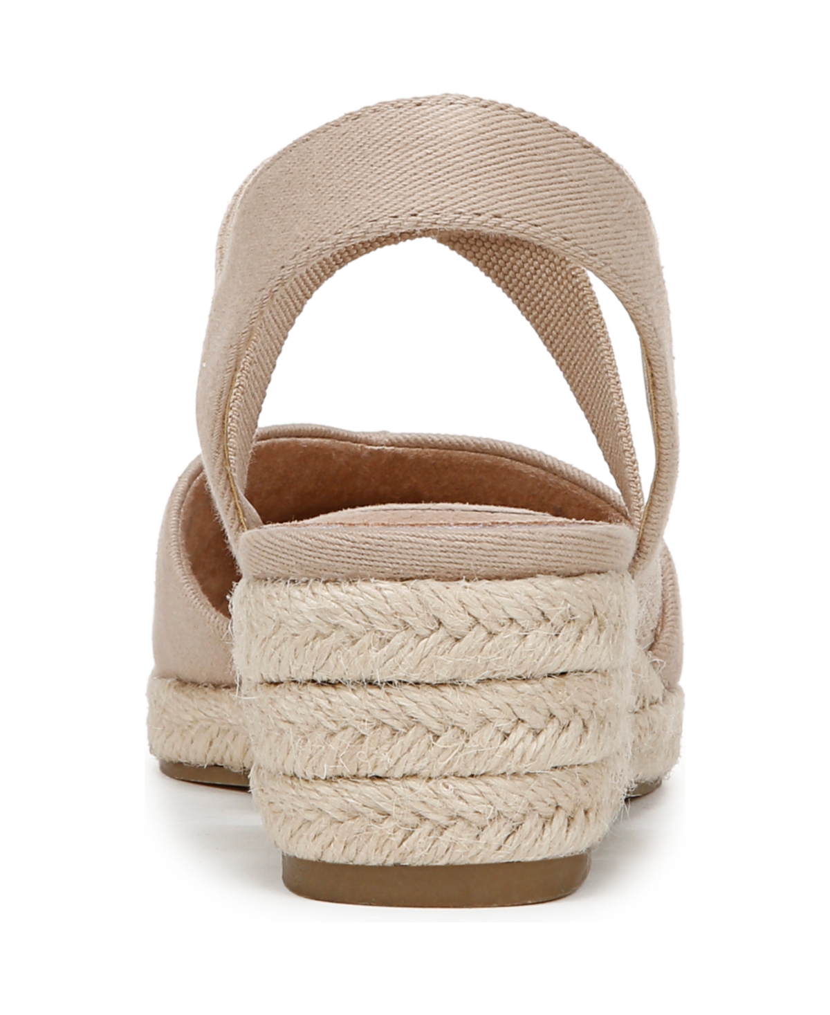 Shop Lifestride Women's Kimball Wedge Espadrilles In Tender Taupe Canvas Fabric