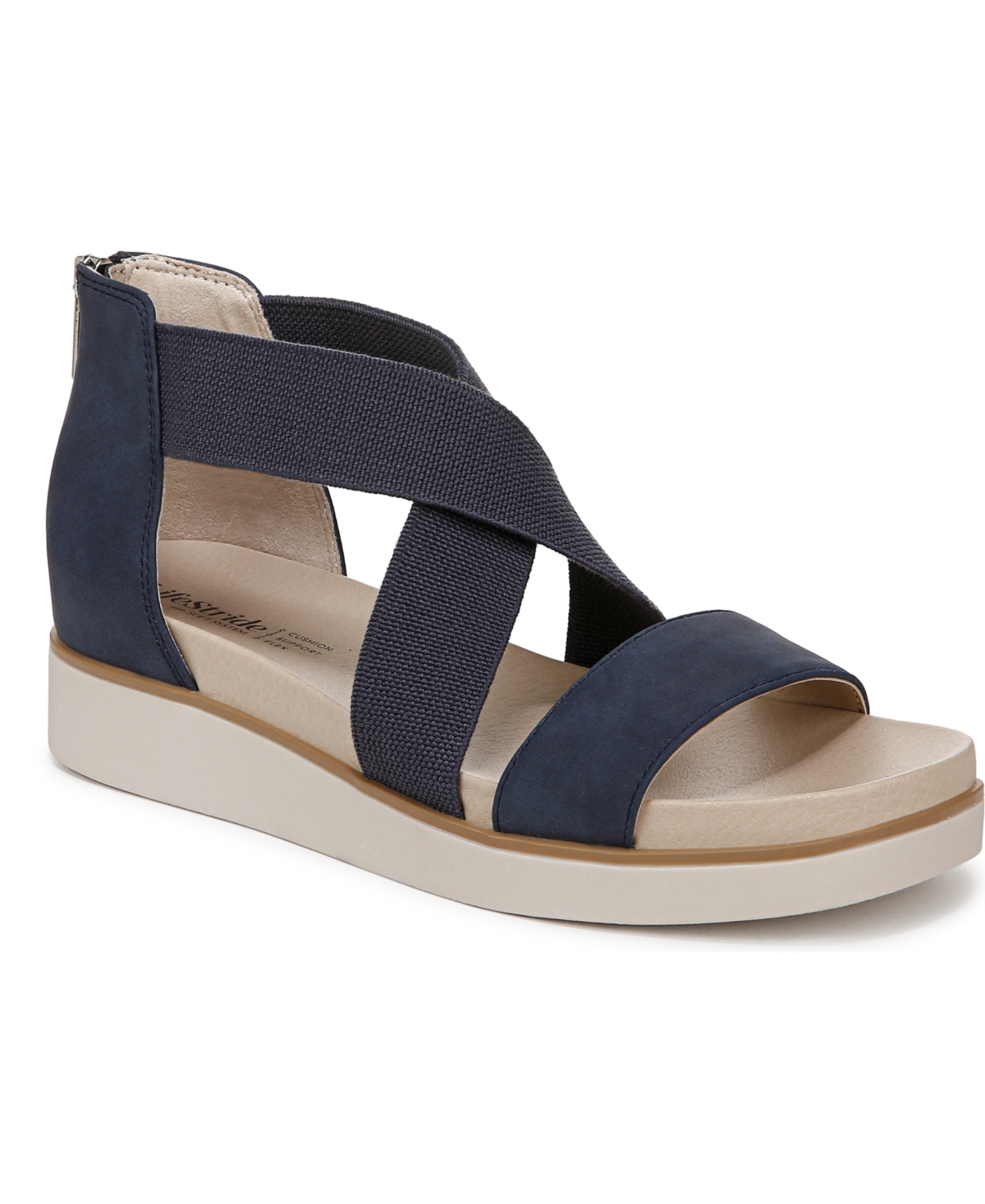 LIFESTRIDE WOMEN'S GISELLE SPORT PLATFFORM SANDALS 