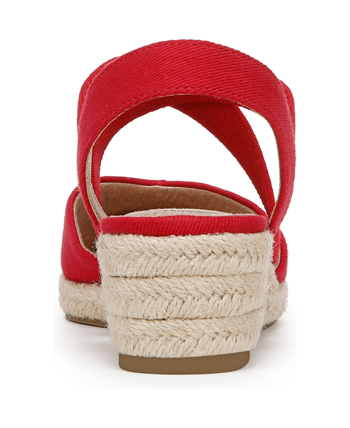Shop Lifestride Women's Kimball Wedge Espadrilles In Fire Red Canvas Fabric