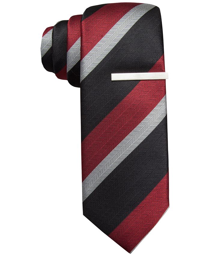 Alfani Alfani Men's Red Skinny Tie, Created for Macy's - Macy's