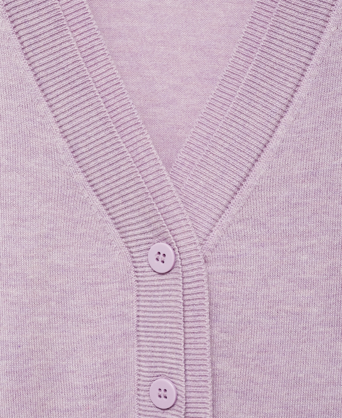 Mango V-neck Cardigan In Light,pastel Purple