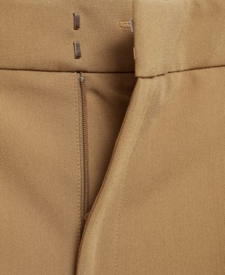 Women's Straight-Fit Pleated Pants