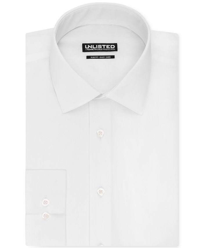 Cole Solid SlimFit Dress Shirt Macy's