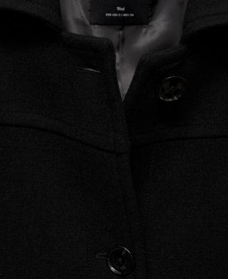 Women's Patch Pockets Wool Coat