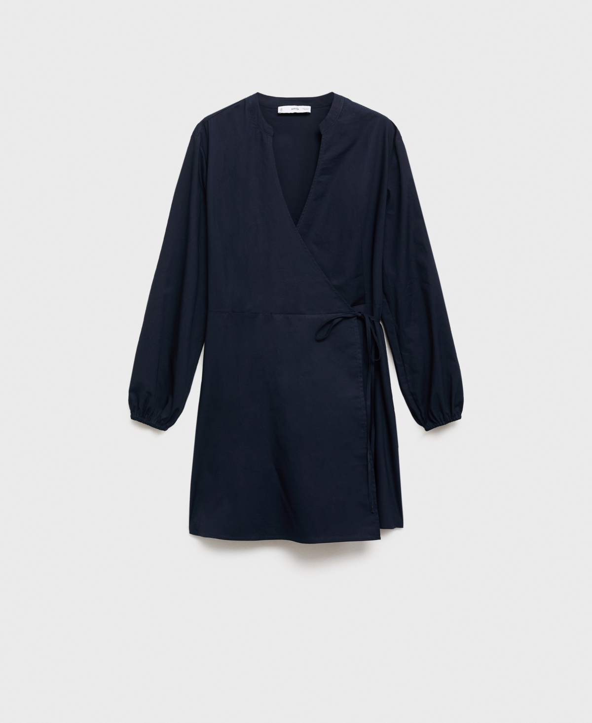 MANGO WOMEN'S COTTON WRAP DRESS 