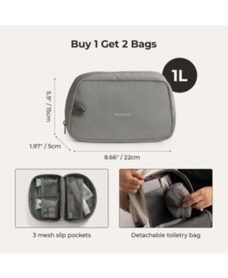 Soar 25L 180° Open Clamshell Travel Backpack Set GREY