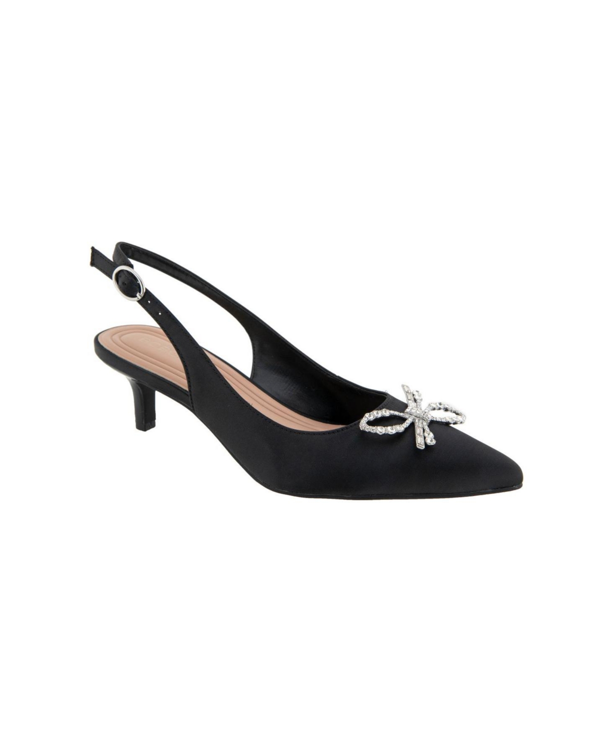 Women's Donna Slingback Bow Dress Pumps - Porcelain