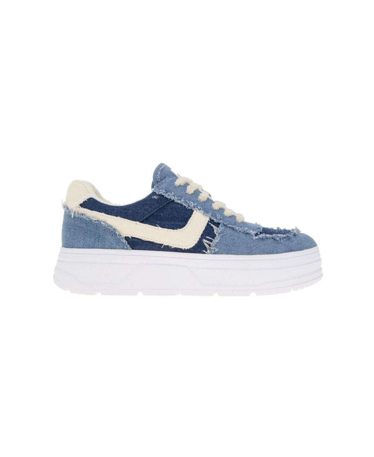 Bcbgeneration Women's Katina Lace-up Platform Sneakers In Denim