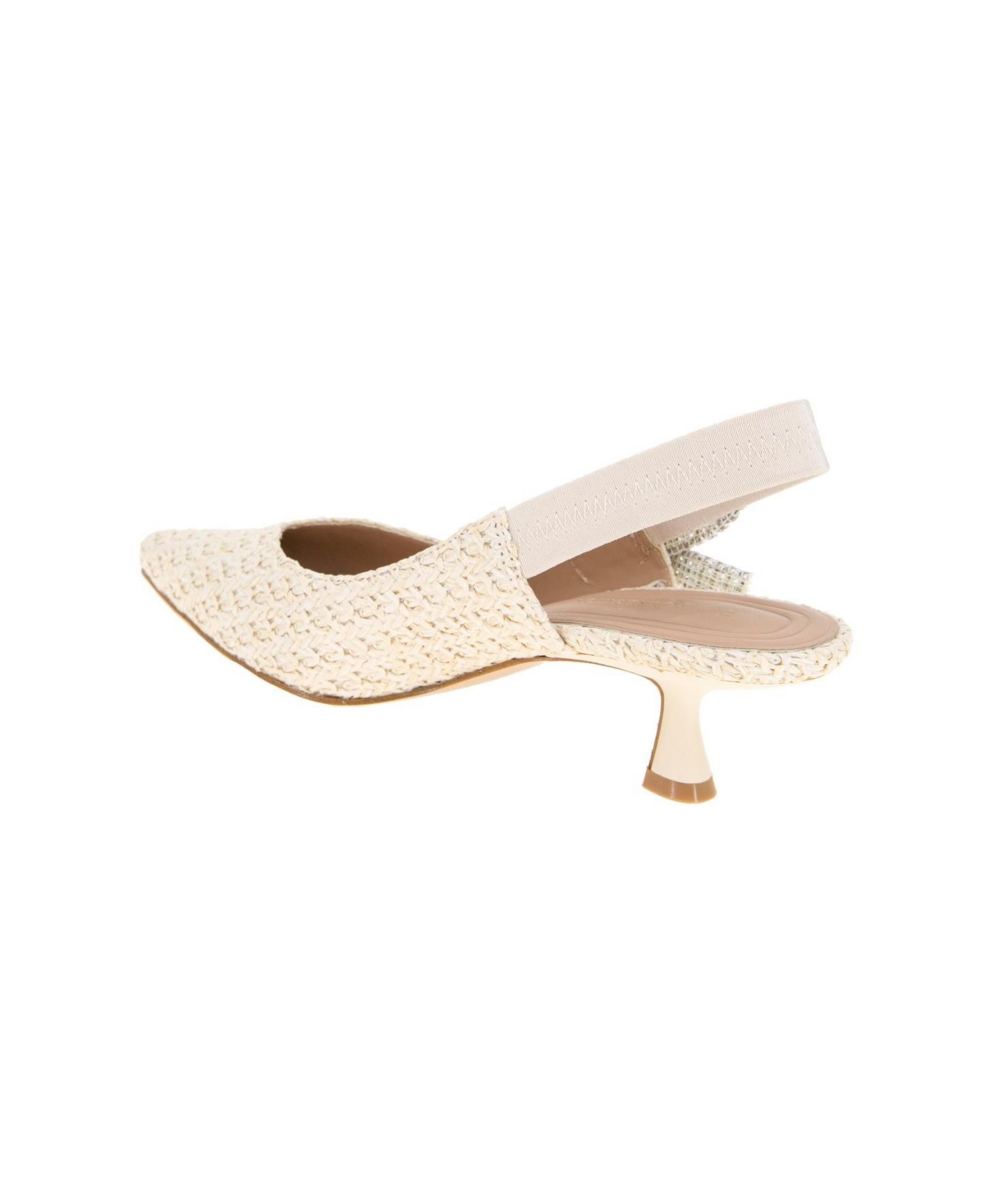 Bcbgeneration Kodari Slingback Kitten Heel Pump In Natural