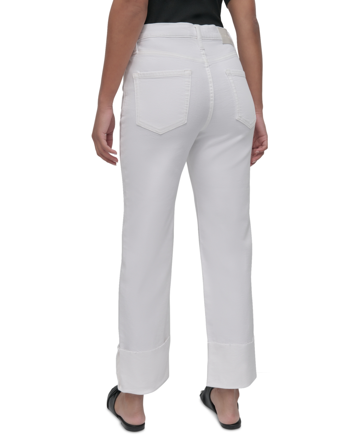 DKNY JEANS WOMEN'S HIGH-RISE CLASSIC STRAIGHT-LEG JEANS 