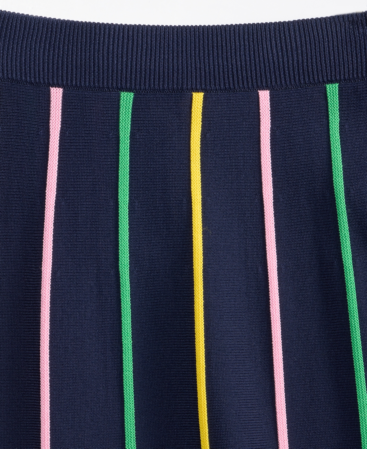 On 34th Women's Striped Pull-on Midi Sweater Skirt, Exclusively At Macy's In Intrepid Blue