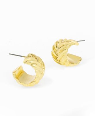Steve Madden Woven Huggies Hoop Earrings 3790₽