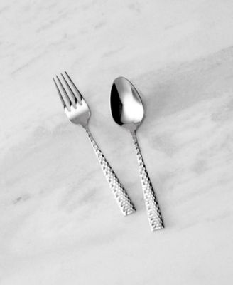 Lucca Faceted 2pc Serving Set