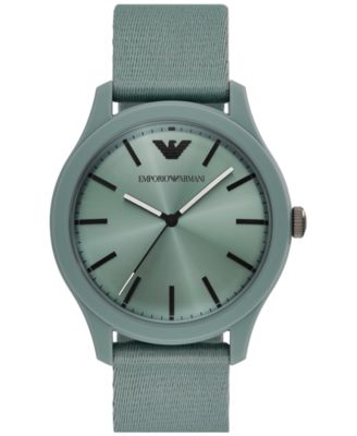 Emporio Armani - Men's Green Tide Ocean Material Strap Watch 45mm
