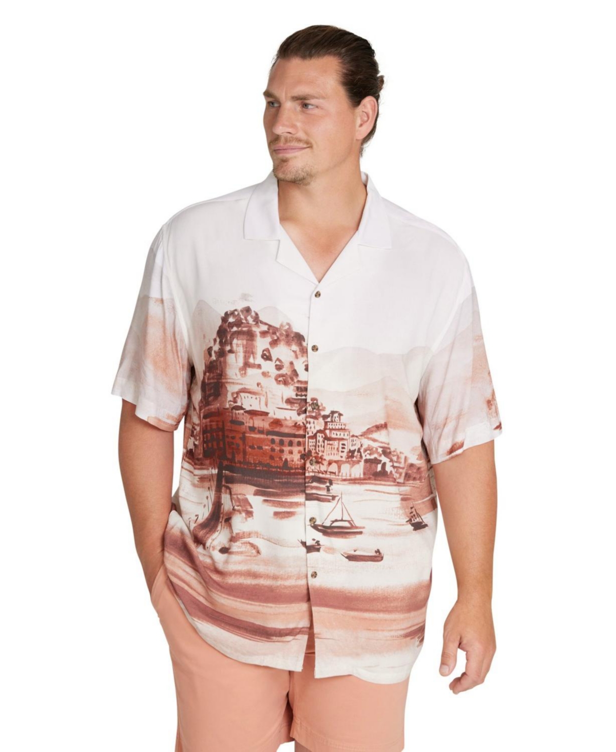 Men's Destination Relaxed Fit Shirt - Ecru