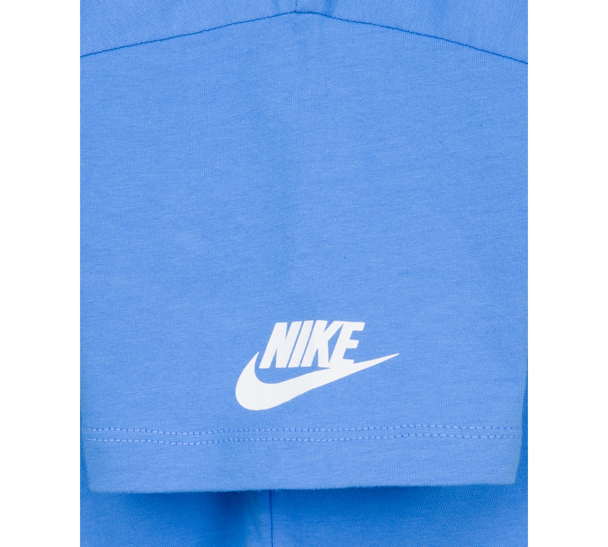 Nike Little Girls Flow-ral Relaxed Blue Beyond T-shirt In Nkg Flow-ral Boxy Graphi