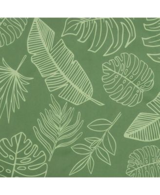 Sun Lounger Cushion Leaf Pattern Oxford Fabric