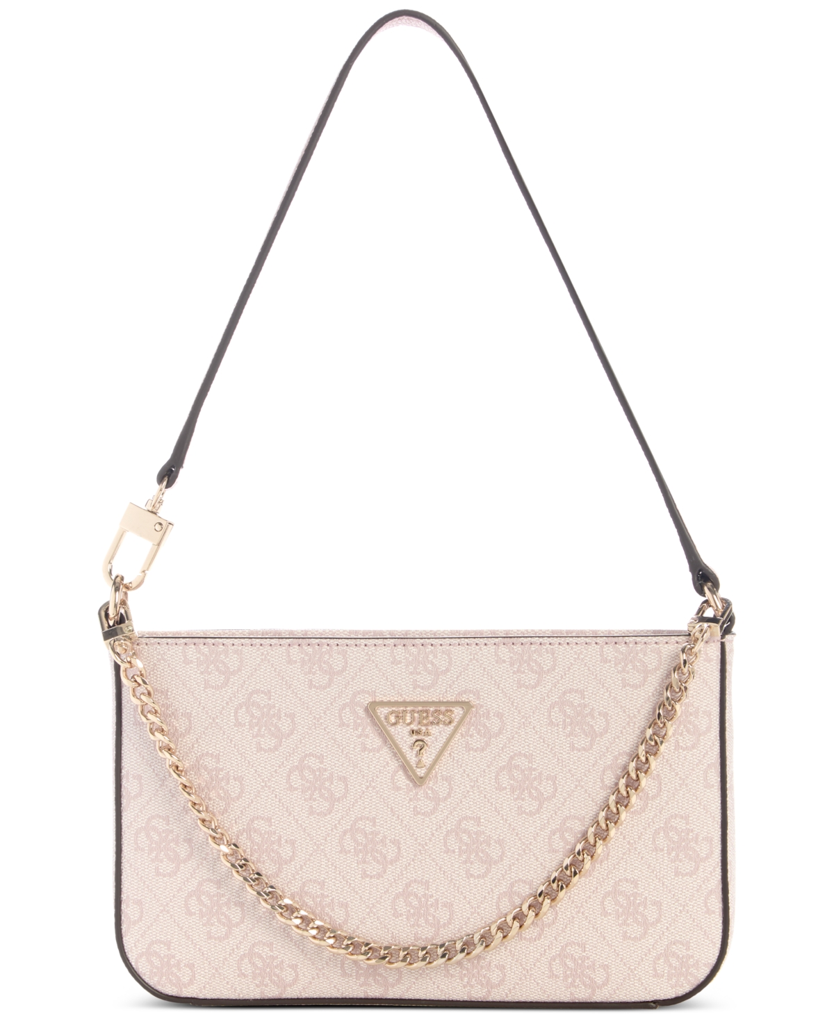 GUESS NOELLE MINI TOP ZIP SHOULDER WITH REMOVEABLE CHAIN 