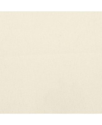 Garden Lowback Chair Cushions 4 pcs Cream 39.4"x19.7"x2.8" Fabric