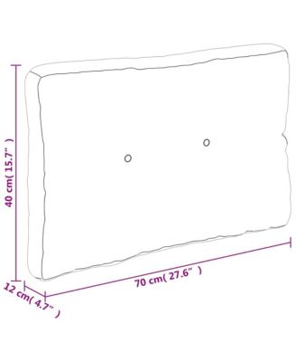 Pallet Cushions 5 pcs Blue Fabric