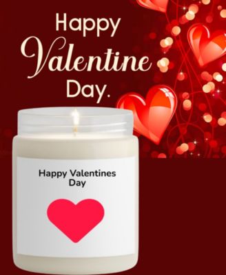 Valentine's Day Vanilla Scented Soy Wax Candle, 10 oz.
