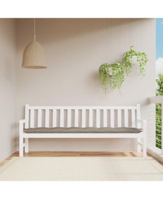 Garden Bench Cushion Taupe 78.7"x19.7"x2.8" Oxford Fabric
