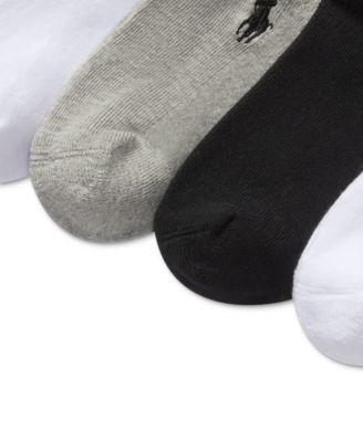 Little & Big Girls Performance Cushioned Solid Low-Cut Socks, 6-Pack