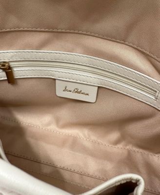 Сэм Эдельман Эвелин Плетеная кожаная сумка через плечо с небольшим клапаном 