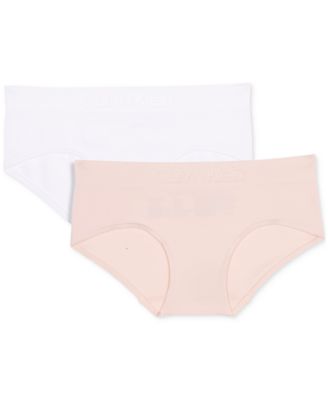 Big Girls Seamless Embossed Hipster Underwear, Pack of 2