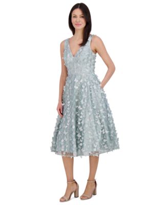 embroided dress Ivory Floral Embroidered Maxi Dress - All Dresses main image 1