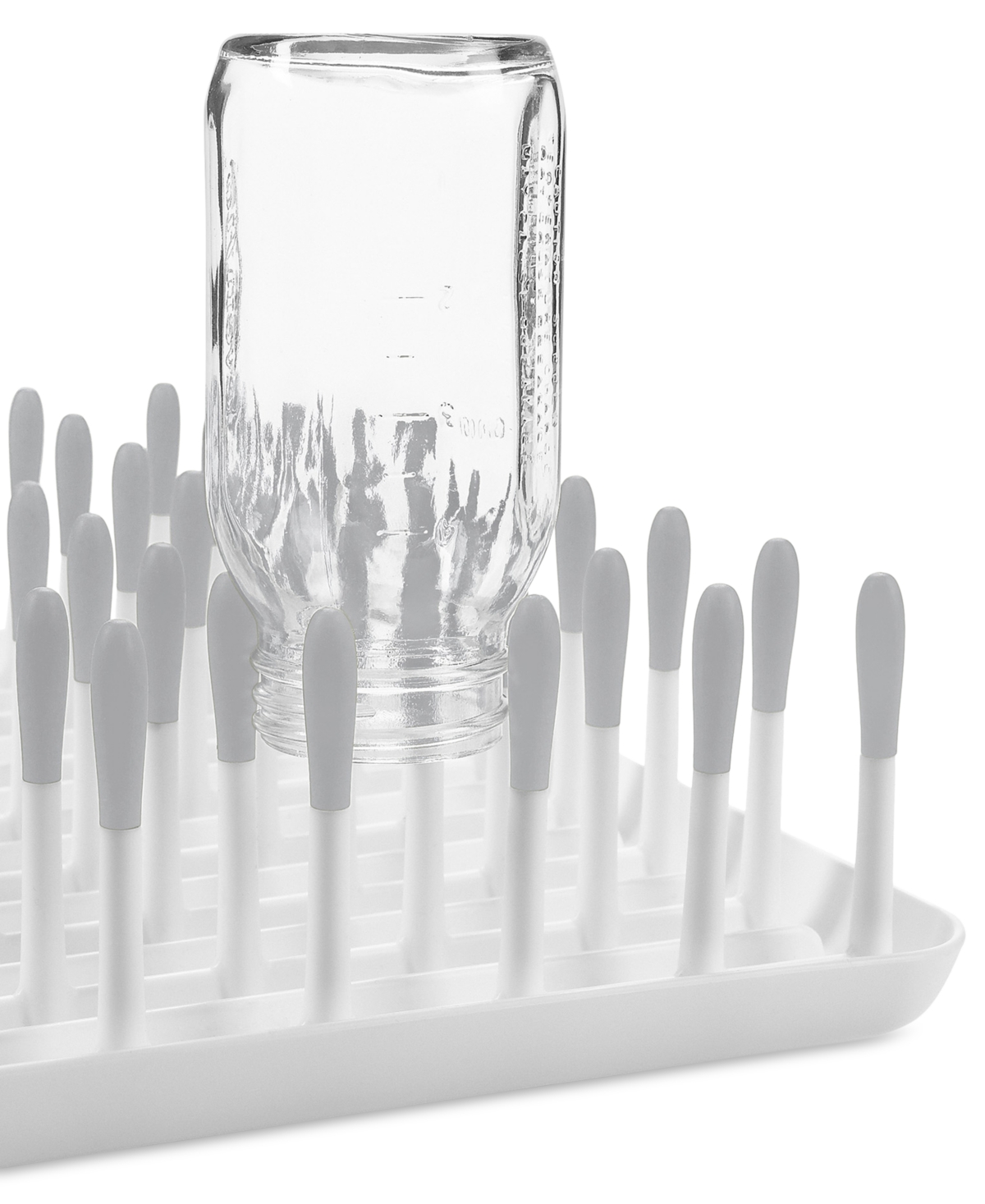Oxo Tot 14" X 10" Bottle & Accessories Drying Rack In Grey
