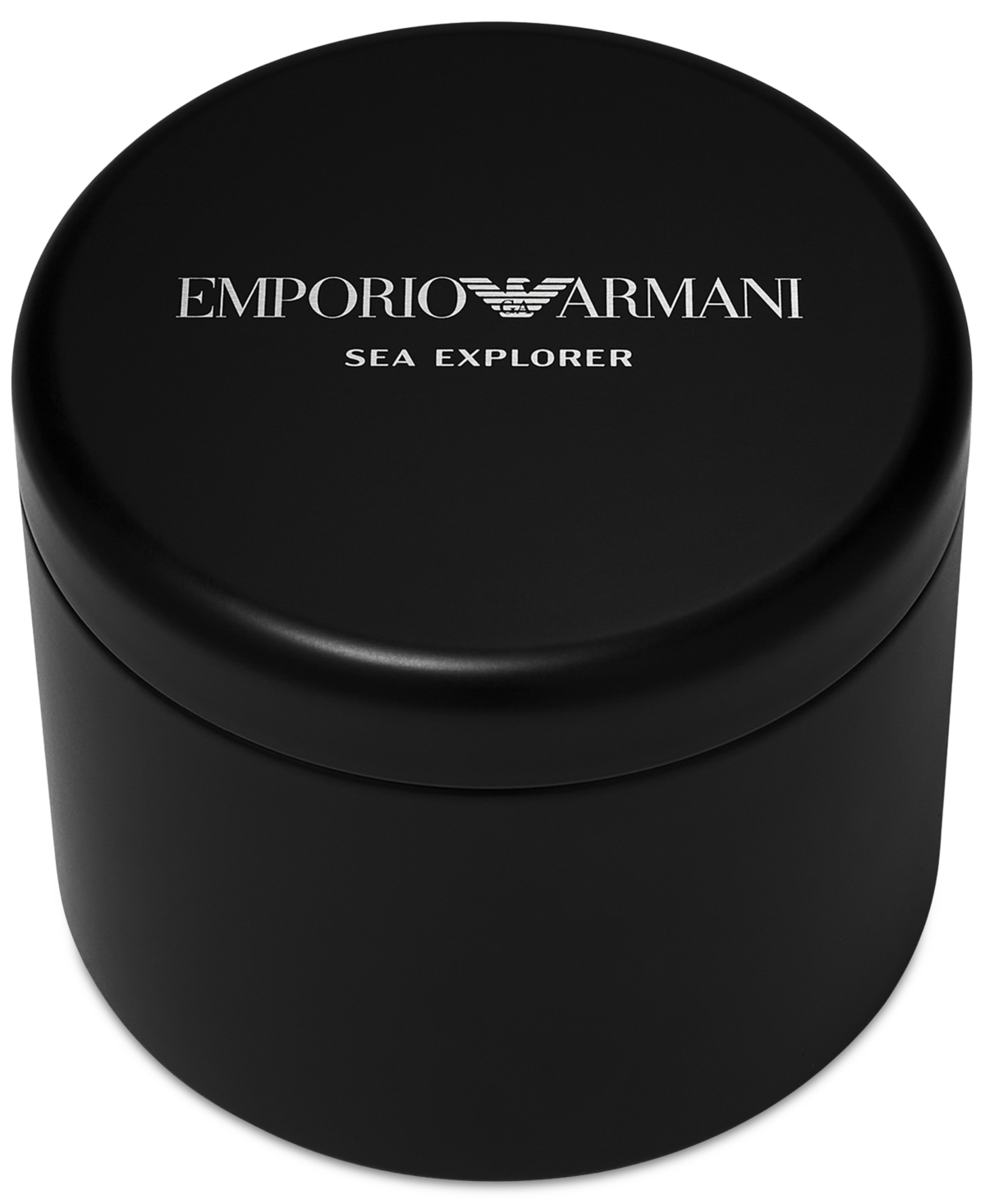 Emporio Armani Men's Automatic Sea Explorer Black-tone Stainless Steel Bracelet Watch 43mm In Black