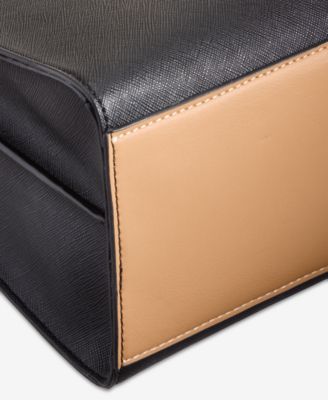 Saffiano Structured Satchel Crossbody, Exclusively at Macy's 